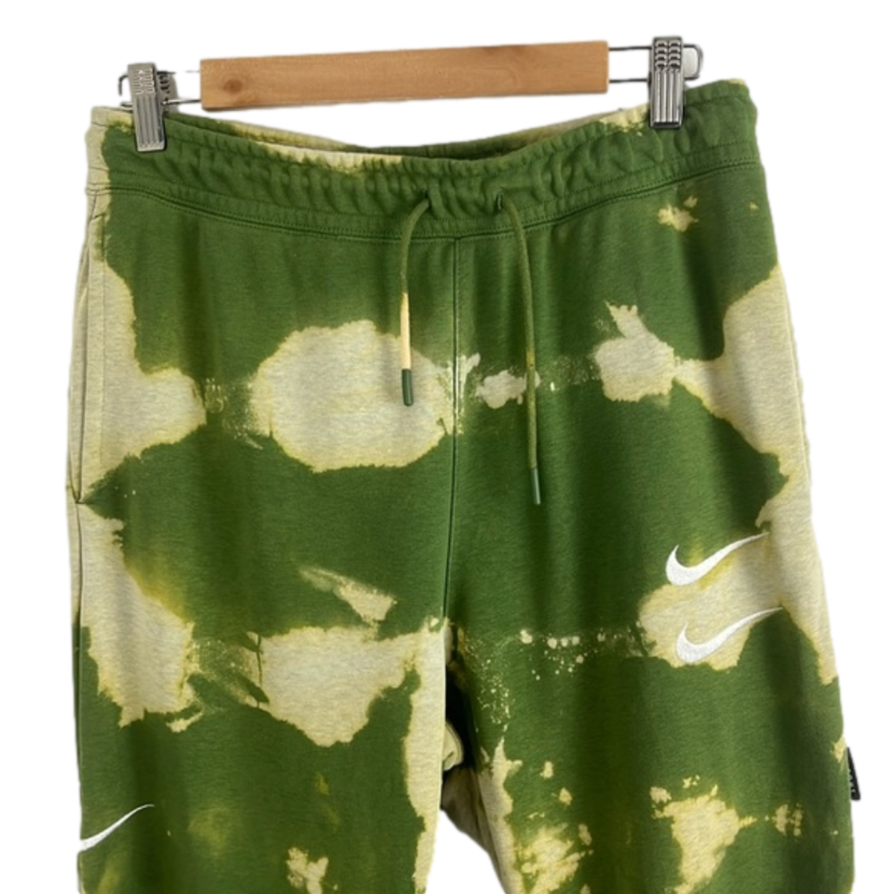 Nike Goddess of Victory Green and Beige Joggers